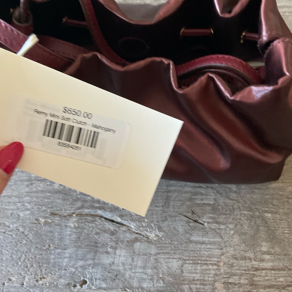 Ulla Johnson Burgundy Clutch - Picture 7 of 11